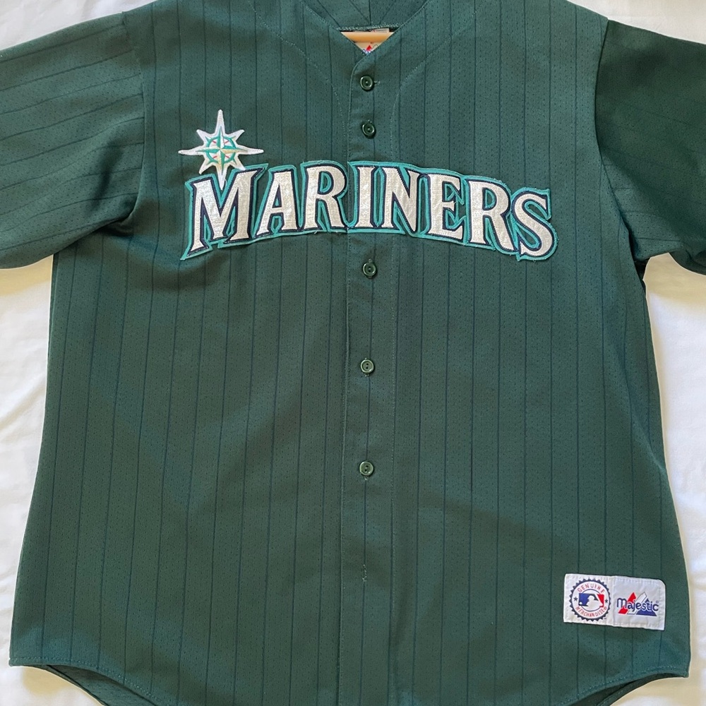 Majestic Green Seattle Mariners Jersey